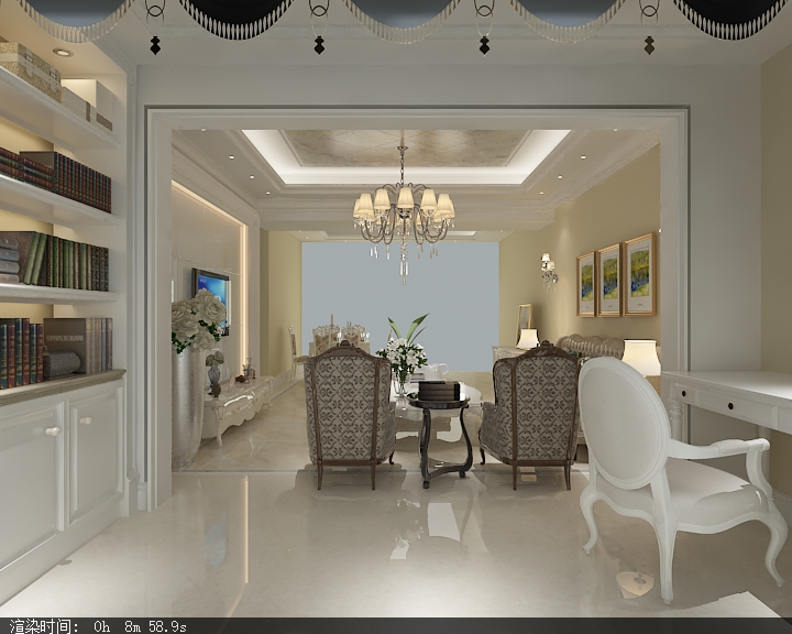 Interior render, view two